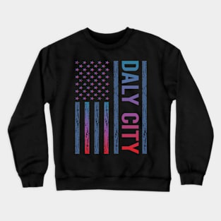 Blue Red Flag - Daly City Crewneck Sweatshirt